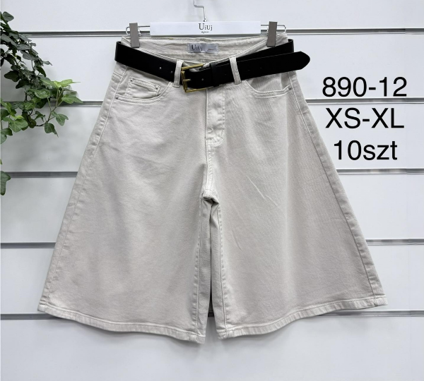 Rybaczki damskie jeans Roz XS-XL, 1 Kolor .Paczka 10 szt